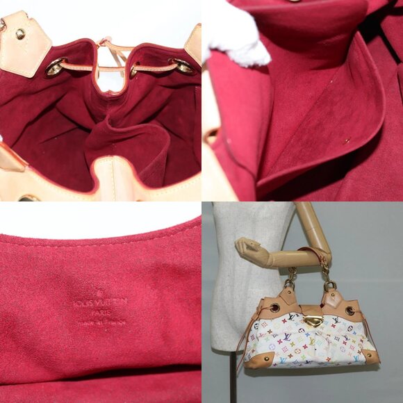 LOUIS VUITTON Monogram Multicolor Ursula Tote Bag White M40123 LV Auth PP786V - Picture 13 of 15
